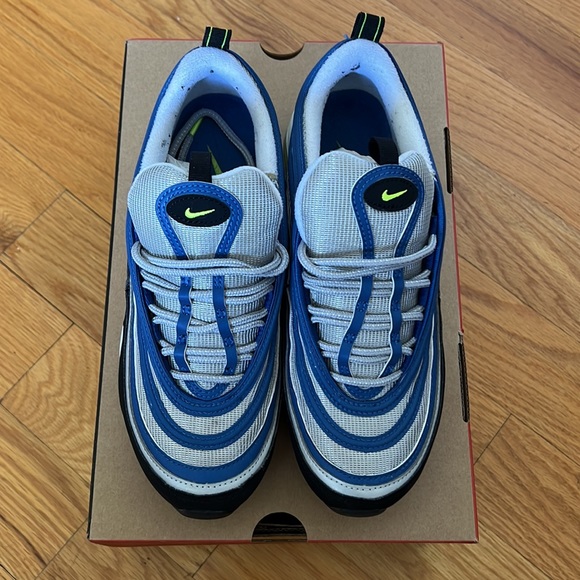 Nike Air Max 97 OG Blue/Yellow Men’s SZ 7 - Picture 5 of 5